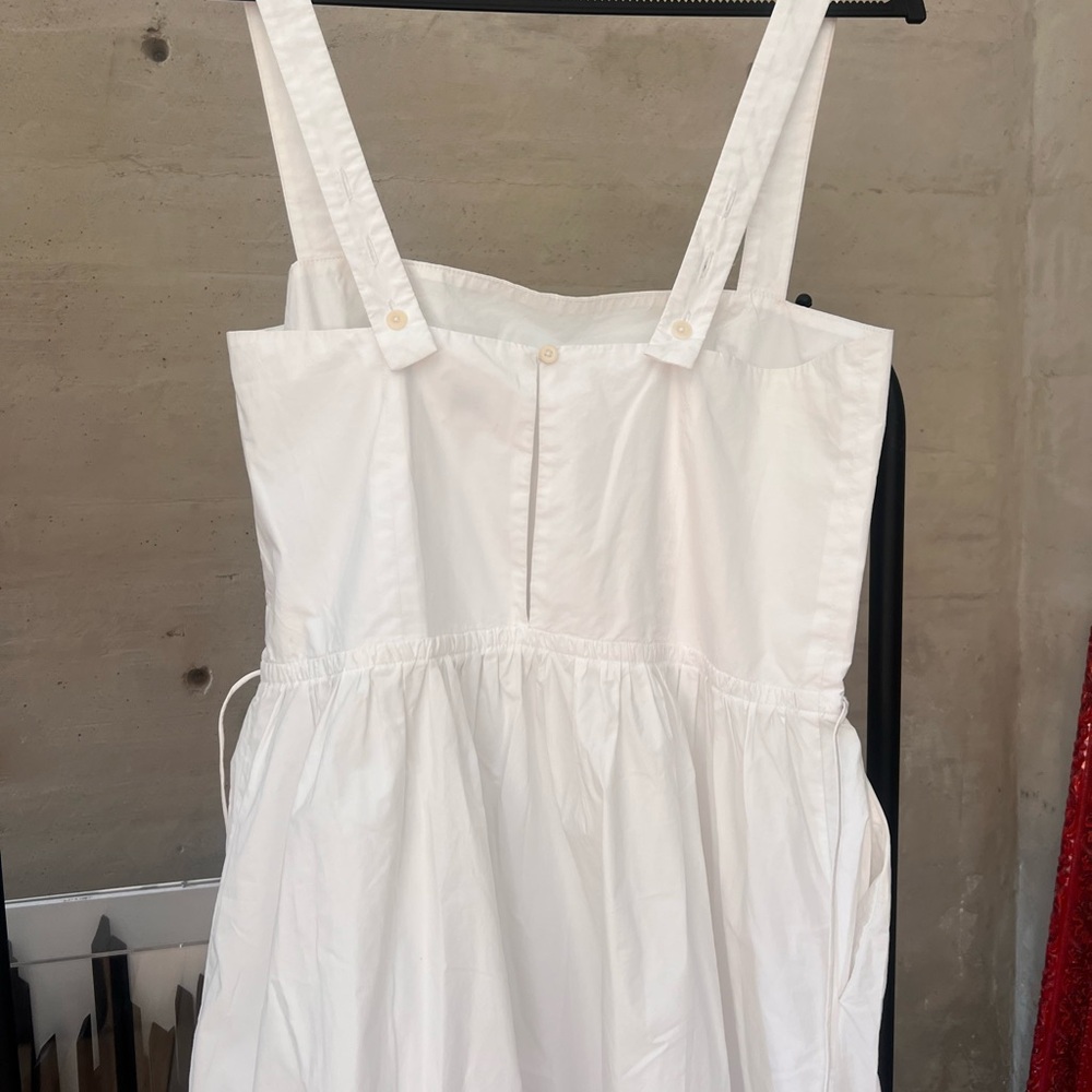 HELSA White Poplin Maxi Dress - Picture 7 of 7
